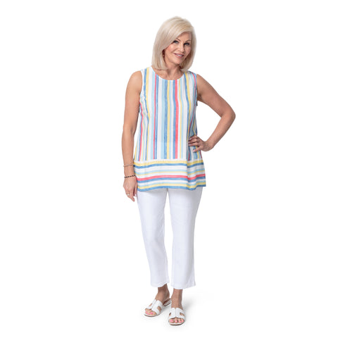 East Athena Stripe Vest Top