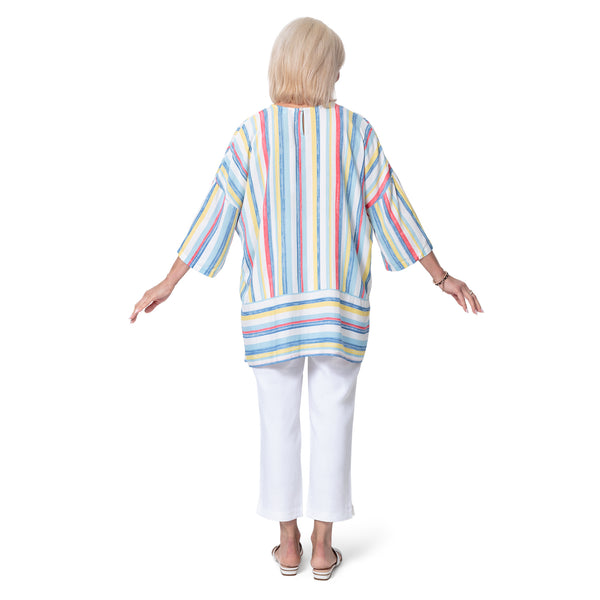 East Athena Stripe Tunic Top