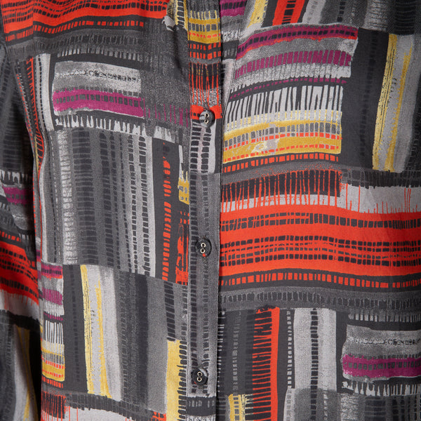 D'Azure Marcelle Print Shirt Dress