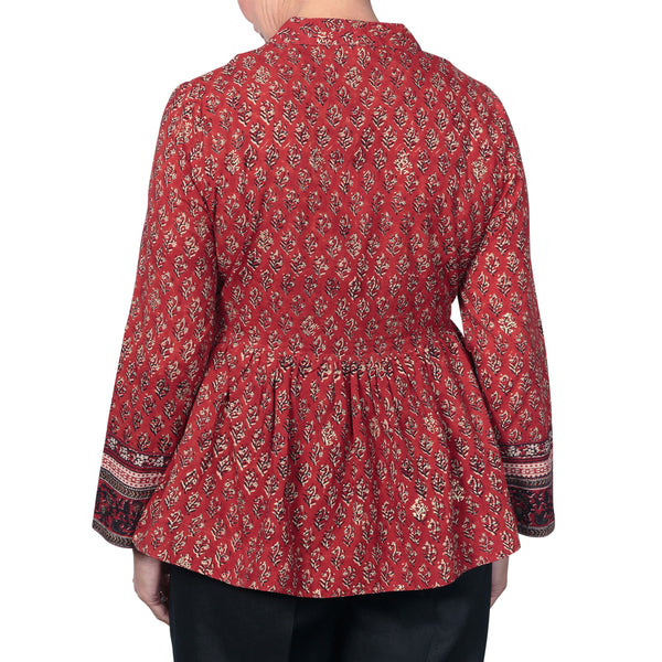 Anokhi Bagru Cotton Booti Print Jacket
