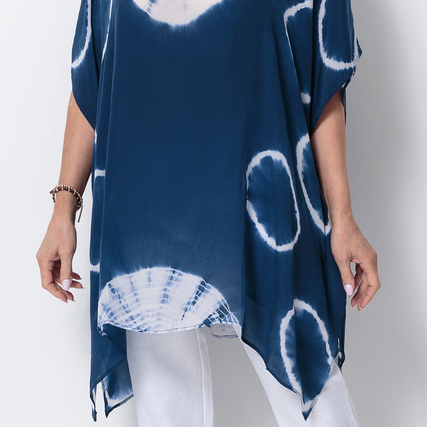 East Hand Tie dye Kaftan Top