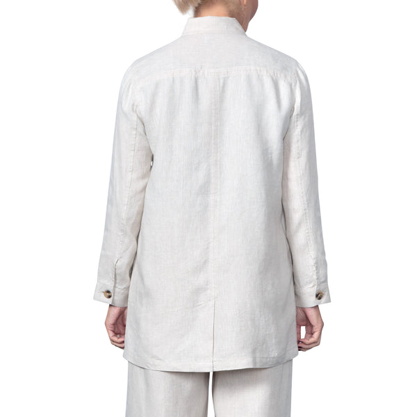 East Linen Jacket with Pockets